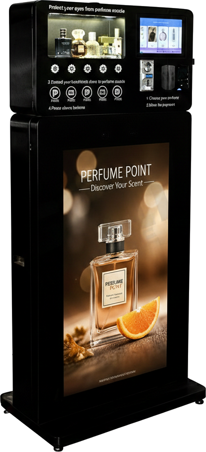Black Classic Perfume Vending Machine