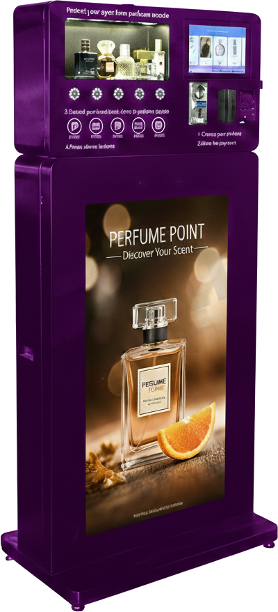 Purple Premium Perfume Vending Machine