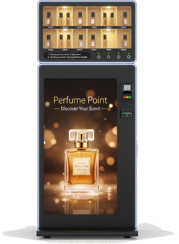 Compact Wall-Mount Perfume Vending Machine